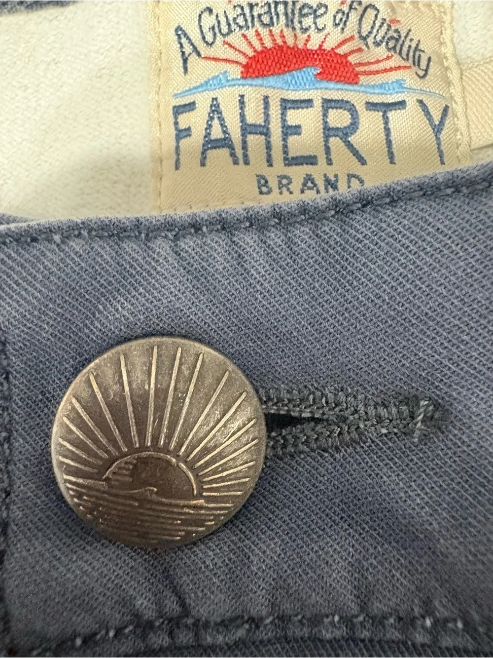 Faherty classic blue